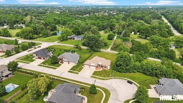 5408 Cromwell Pl, Springfield, IL 62711 - aerial perspective of suburban area