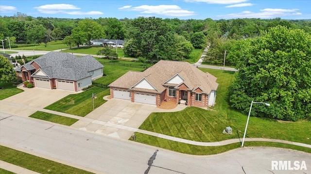 5408 Cromwell Pl, Springfield, IL 62711 - aerial view of property and surrounding area