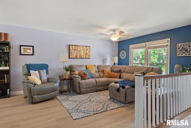 2 Mesa Rd, Springfield, IL 62702 - living area with light wood finished floors and ceiling fan
