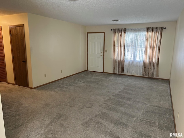 100 E Heights Ave, Taylorville, IL 62568 - spare room with carpet flooring and a textured ceiling