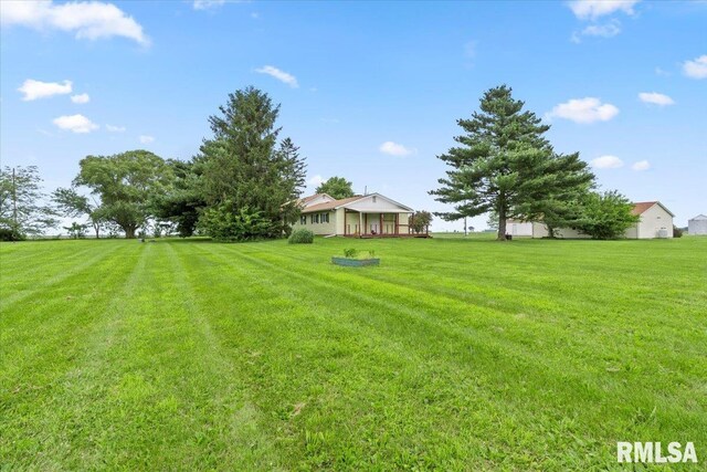 240 Mine Ave, Girard, IL 62640 - view of grassy yard