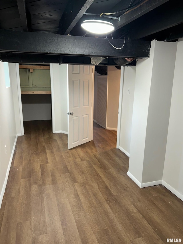 516 E Ash St, Springfield, IL 62703 - finished basement with wood finished floors