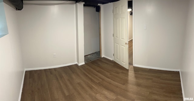 516 E Ash St, Springfield, IL 62703 - finished basement featuring wood finished floors and baseboards