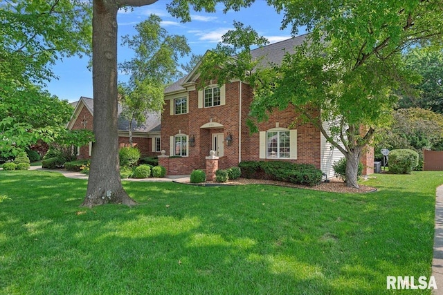 828 Coventry Pt, Springfield, IL 62702 - view of front facade featuring brick siding and a front lawn