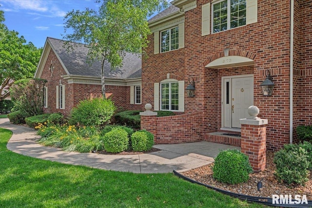 828 Coventry Pt, Springfield, IL 62702 - view of front of home featuring brick siding and a shingled roof