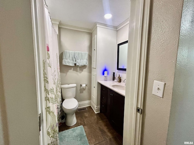 120 S Walnut St, Assumption, IL 62510 - bathroom with vanity and crown molding