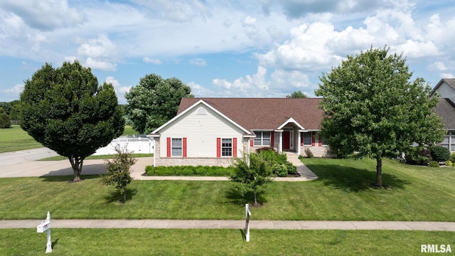 401 Cherry Cir, Williamsville, IL 62693 - view of ranch-style home