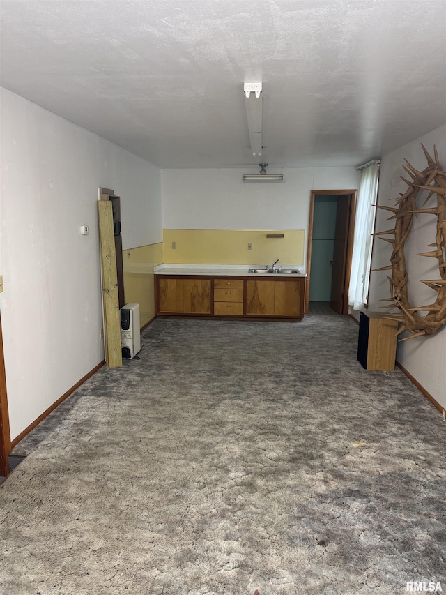 925 S 10th St, Havana, IL 62644 - carpeted empty room with a sink and baseboards