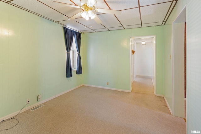 925 Payson Ave, Quincy, IL 62301 - empty room featuring carpet floors and ceiling fan