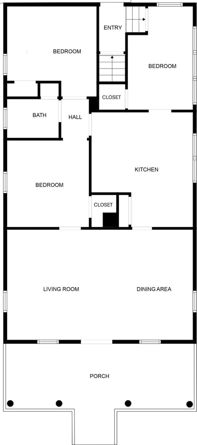 1940 Mulholland St, Nauvoo, IL 62354 - view of property floor plan