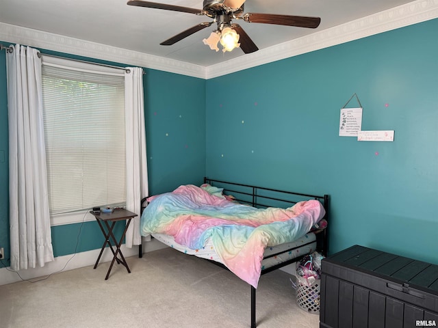 814 N Prairie St, Galesburg, IL 61401 - carpeted bedroom with a ceiling fan