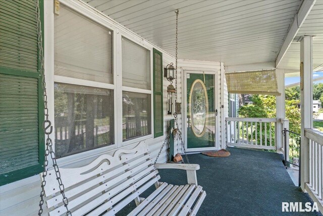 603 W Jefferson St, Auburn, IL 62615 - entrance to property featuring covered porch
