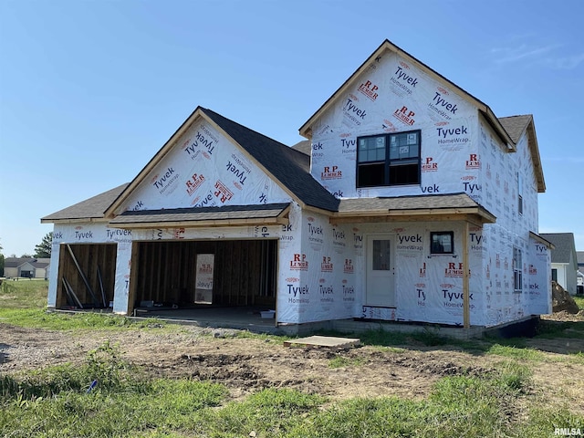 304 Hodges Ct, Chatham, IL 62629 - unfinished property with a garage