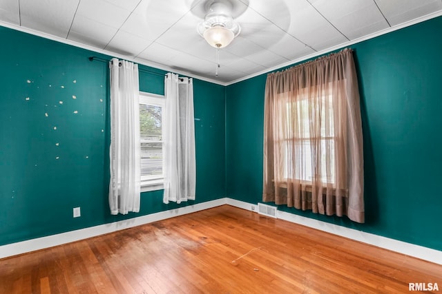 2535 S 8th St, Springfield, IL 62703 - empty room featuring ornamental molding and wood-type flooring