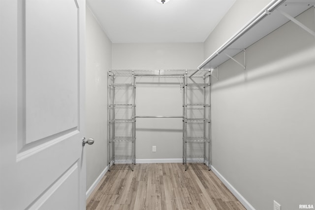 508 N Washington St, Mount Pulaski, IL 62548 - spacious closet with light wood finished floors