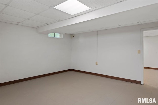 1640 W Glenn Ave, Springfield, IL 62704 - basement with a drop ceiling