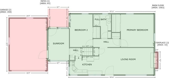 1640 W Glenn Ave, Springfield, IL 62704 - view of room layout