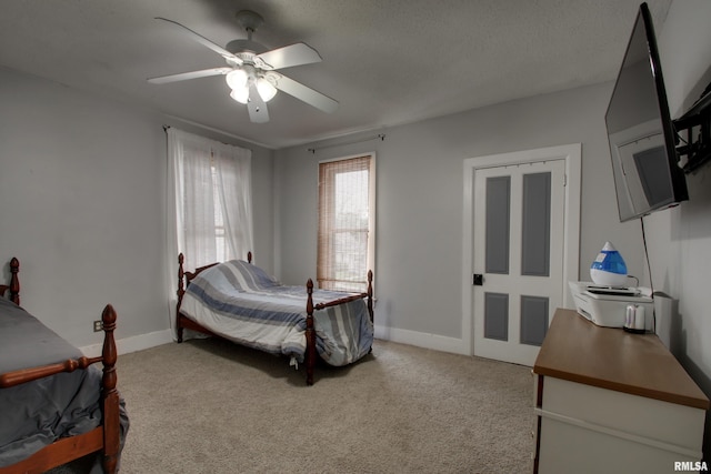 2117 Hampshire St, Quincy, IL 62301 - bedroom featuring light colored carpet and a ceiling fan