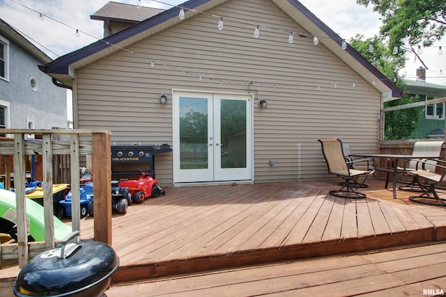 2117 Hampshire St, Quincy, IL 62301 - deck featuring french doors