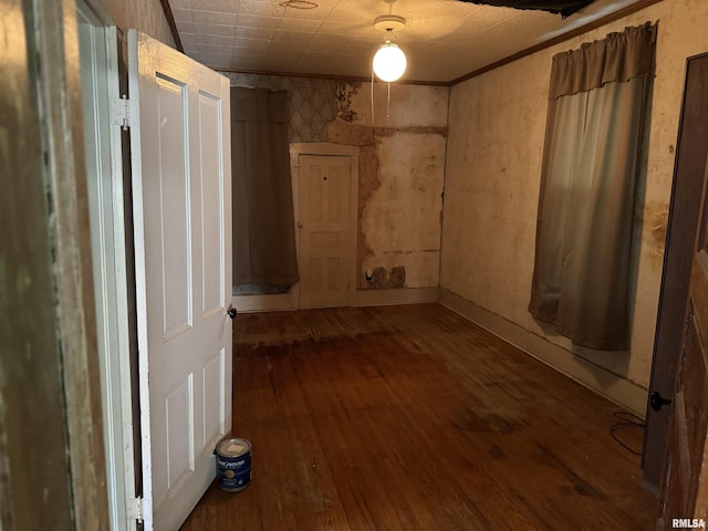 222 N Broadway St, Havana, IL 62644 - spare room with hardwood / wood-style floors