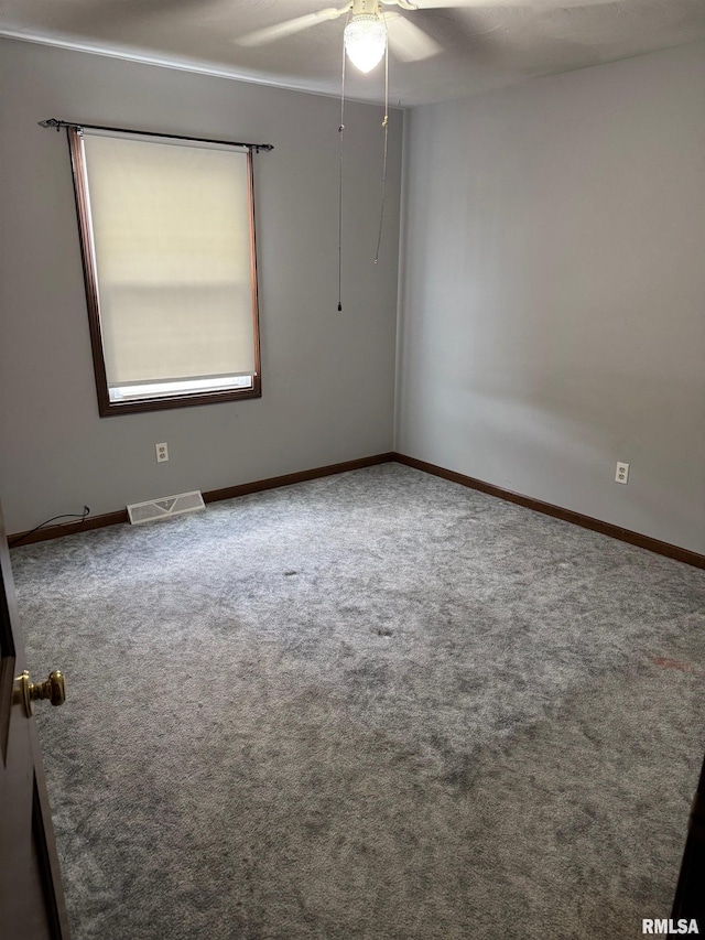 1804 Hunter Ridge Dr, Springfield, IL 62704 - empty room with carpet floors and ceiling fan