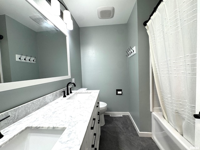 125 Pinehurst Dr, Springfield, IL 62704 - full bathroom with double vanity and shower / bath combo