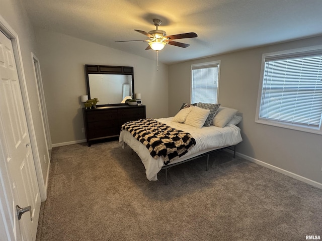 1637 Spruce St, Quincy, IL 62301 - carpeted bedroom with baseboards and a ceiling fan