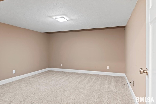 825 Nine Rock Rd, Sherman, IL 62684 - spare room featuring light carpet and a textured ceiling