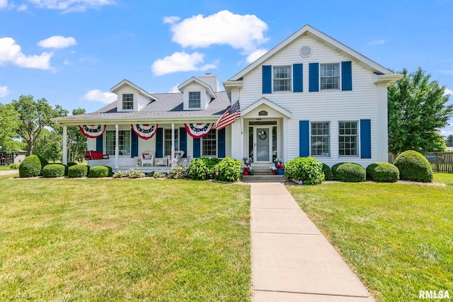 1860 Mayfield Rd, Chatham, IL 62629 - view of front of home featuring a porch