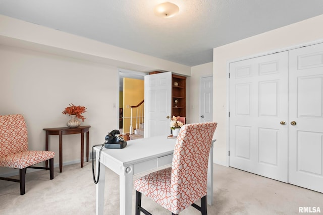 1860 Mayfield Rd, Chatham, IL 62629 - home office featuring light carpet