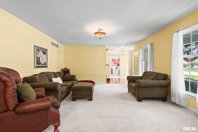 1860 Mayfield Rd, Chatham, IL 62629 - living area featuring carpet floors