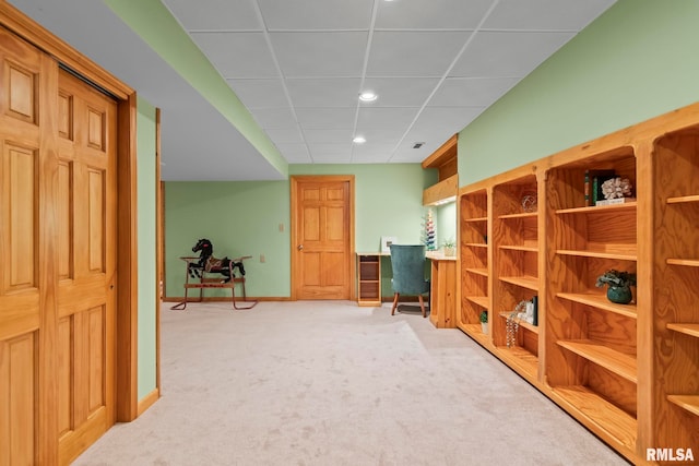 1860 Mayfield Rd, Chatham, IL 62629 - living area with carpet flooring and recessed lighting