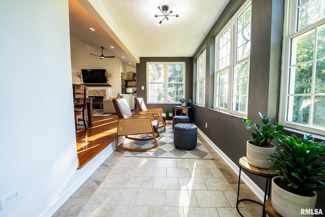623 Jasper Rd, Centralia, IL 62801 - sunroom with baseboards and recessed lighting