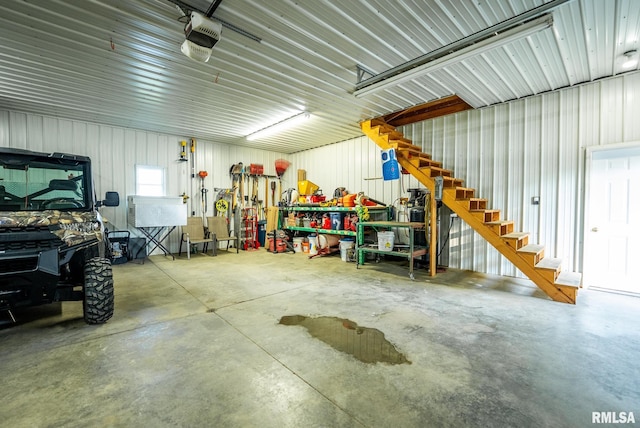 623 Jasper Rd, Centralia, IL 62801 - garage with a garage door opener