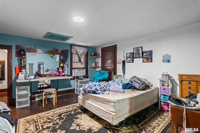215 N Wilson St, Girard, IL 62640 - bedroom featuring wood finished floors