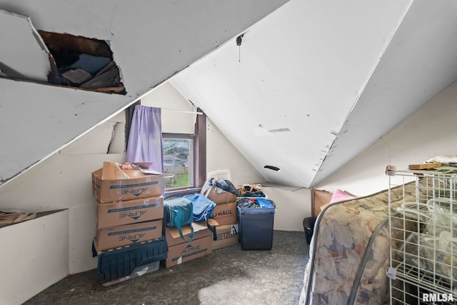 215 N Wilson St, Girard, IL 62640 - bonus room featuring lofted ceiling
