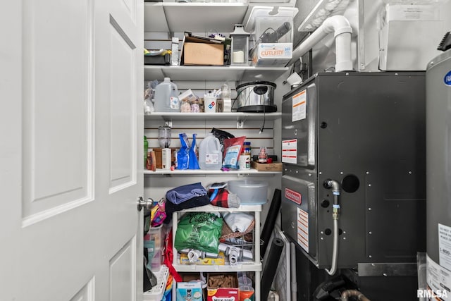 504 Windamere Dr, Sherman, IL 62684 - storage room with heating unit