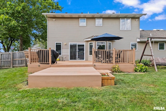 504 Windamere Dr, Sherman, IL 62684 - rear view of property featuring a deck