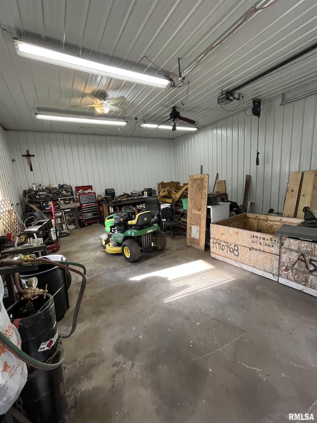 28 Albion St, Lynnville, IL 62650 - garage with a garage door opener