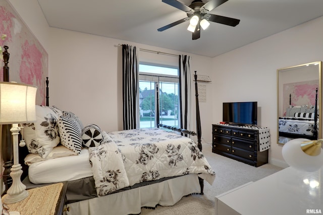 3005 Helens Ct, Quincy, IL 62305 - carpeted bedroom with a ceiling fan and baseboards