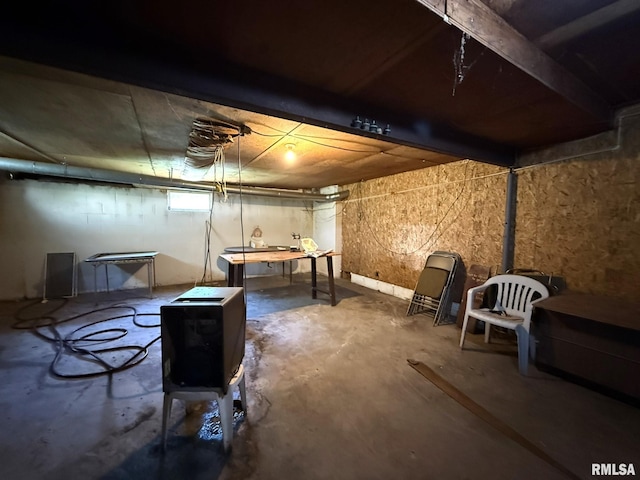 573 Matthews Ct, Oneida, IL 61467 - view of unfinished below grade area