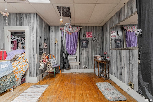 1214 Pekin St, Lincoln, IL 62656 - dining room featuring a paneled ceiling and wood finished floors
