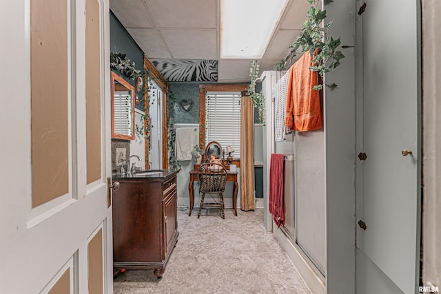 1214 Pekin St, Lincoln, IL 62656 - corridor with a sink