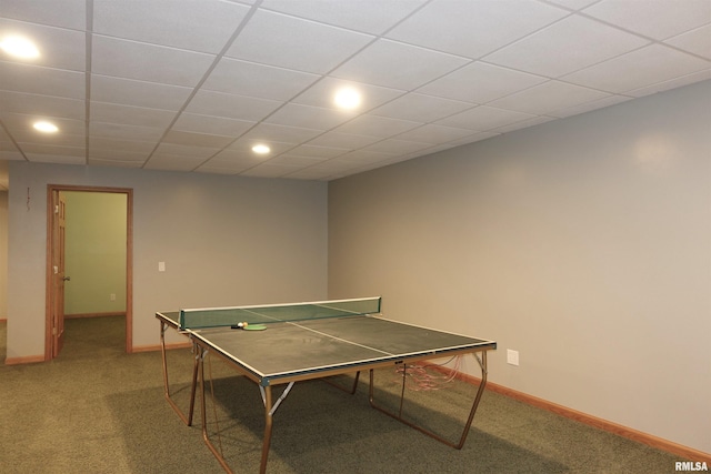 1156 Russell Ave, Galesburg, IL 61401 - playroom with carpet flooring and recessed lighting