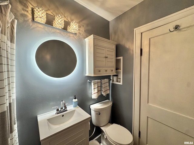 839 E Fremont St, Galesburg, IL 61401 - bathroom with vanity and toilet