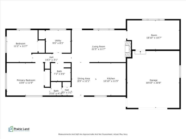 15858 Oak Ln, Girard, IL 62640 - view of property floor plan