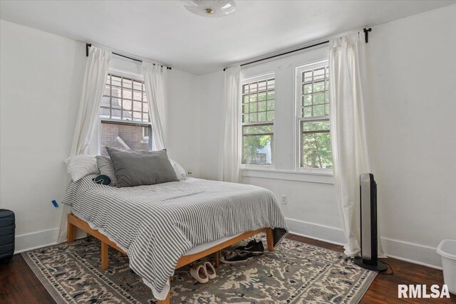 1424 S Lowell Ave, Springfield, IL 62704 - bedroom featuring multiple windows and wood finished floors