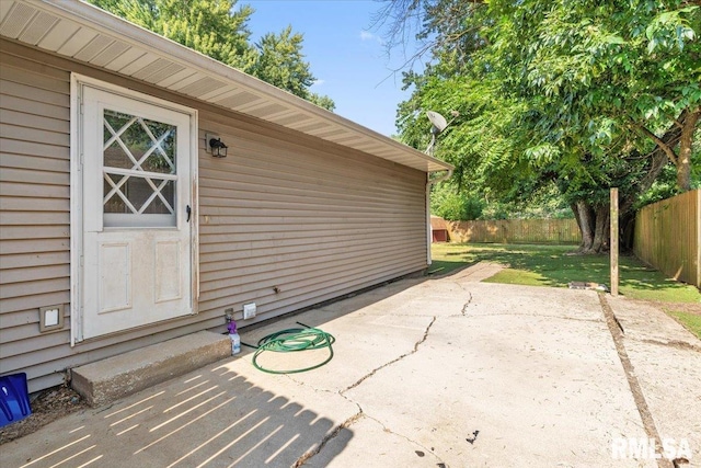 3328 Mars Ave, Springfield, IL 62707 - fenced backyard with a patio area