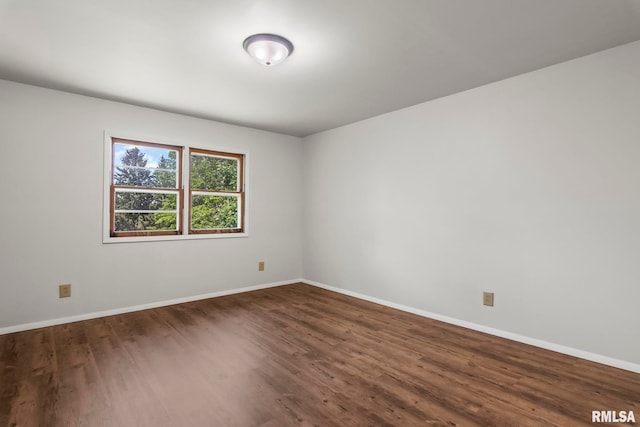 113 W Walnut St, Chatham, IL 62629 - spare room with wood finished floors