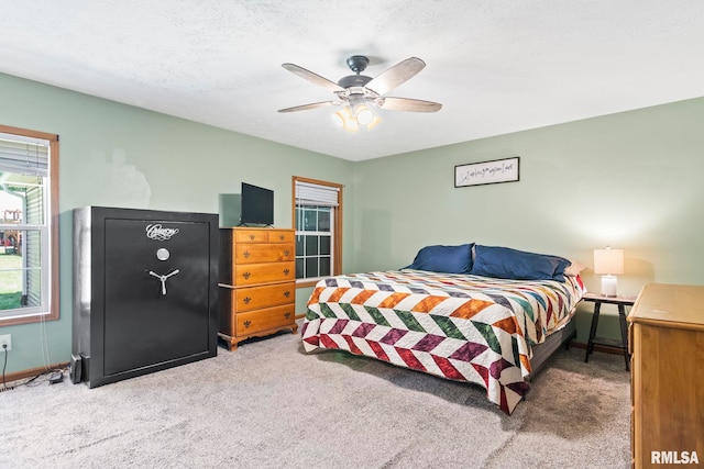 16540 Wernowsky St, Petersburg, IL 62675 - bedroom featuring carpet flooring and a ceiling fan